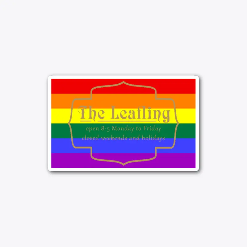 THE LEAFLING PRIDE STICKER